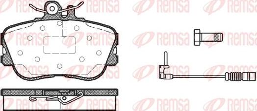 Kawe 0445 02 - Тормозные колодки, дисковые, комплект autospares.lv