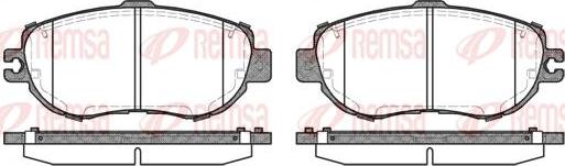 Kawe 0456 00 - Тормозные колодки, дисковые, комплект autospares.lv