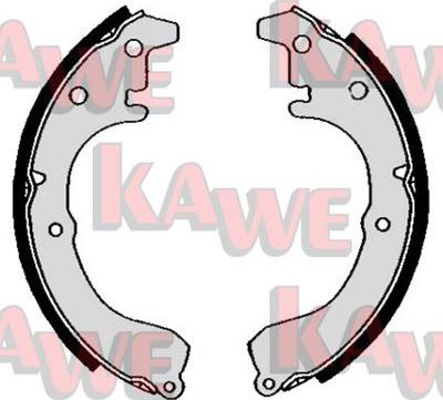 Kawe 04560 - Комплект тормозных колодок, барабанные autospares.lv
