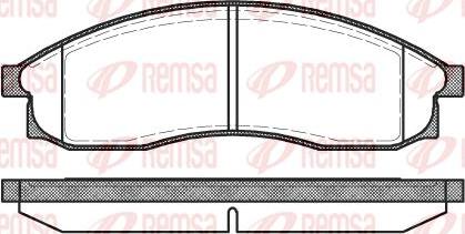 Kawe 0469 00 - Тормозные колодки, дисковые, комплект autospares.lv