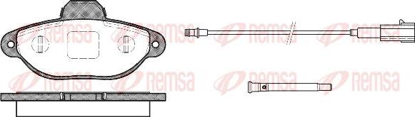 Kawe 0414 21 - Тормозные колодки, дисковые, комплект autospares.lv