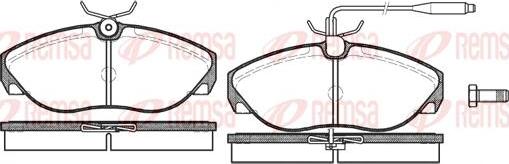 Kawe 0486 02 - Тормозные колодки, дисковые, комплект autospares.lv