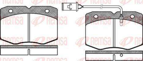 Kawe 0435 02 - Тормозные колодки, дисковые, комплект autospares.lv