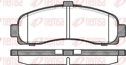 Kawe 0431 10 - Тормозные колодки, дисковые, комплект autospares.lv