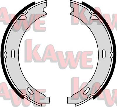 Kawe 04730 - Комплект тормозов, ручник, парковка autospares.lv