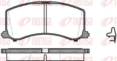 Kawe 0595 02 - Тормозные колодки, дисковые, комплект autospares.lv