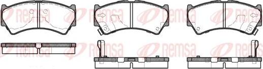 Kawe 0592 52 - Тормозные колодки, дисковые, комплект autospares.lv