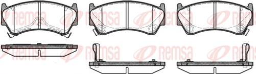 Kawe 0592 12 - Тормозные колодки, дисковые, комплект autospares.lv