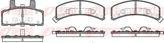 Kawe 0552 32 - Тормозные колодки, дисковые, комплект autospares.lv