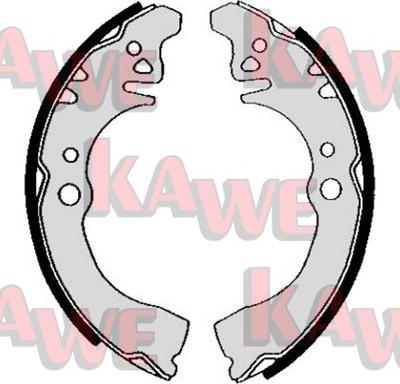 Kawe 05630 - Комплект тормозных колодок, барабанные autospares.lv