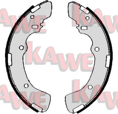 Kawe 05670 - Комплект тормозных колодок, барабанные autospares.lv