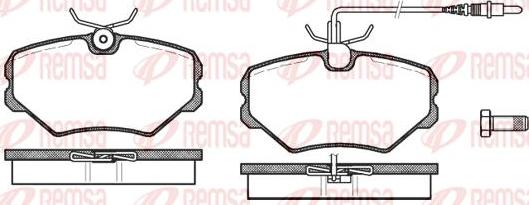 Kawe 0500 02 - Тормозные колодки, дисковые, комплект autospares.lv