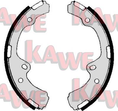 Kawe 05170 - Комплект тормозных колодок, барабанные autospares.lv