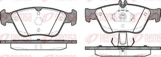 Kawe 0586 10 - Тормозные колодки, дисковые, комплект autospares.lv