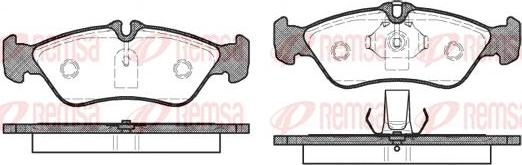 Kawe 0580 00 - Тормозные колодки, дисковые, комплект autospares.lv