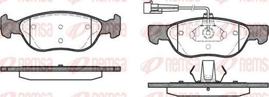 Kawe 0587 12 - Тормозные колодки, дисковые, комплект autospares.lv