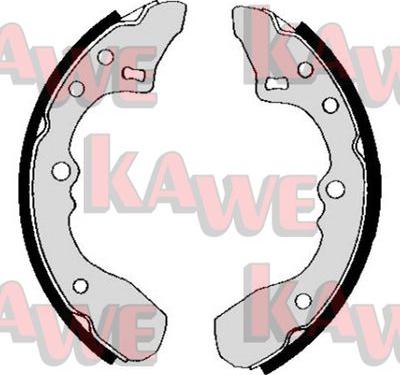 Kawe 05320 - Комплект тормозных колодок, барабанные autospares.lv