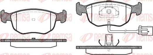 Kawe 0575 02 - Тормозные колодки, дисковые, комплект autospares.lv