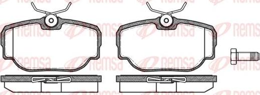 Kawe 0577 00 - Тормозные колодки, дисковые, комплект autospares.lv