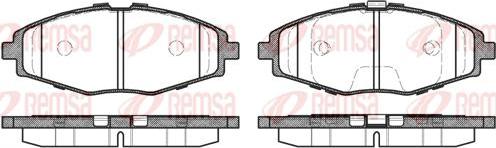 Kawe 0696 00 - Тормозные колодки, дисковые, комплект autospares.lv