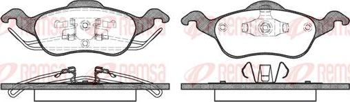 Kawe 0691 00 - Тормозные колодки, дисковые, комплект autospares.lv