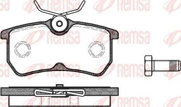 Kawe 0693 00 - Тормозные колодки, дисковые, комплект autospares.lv