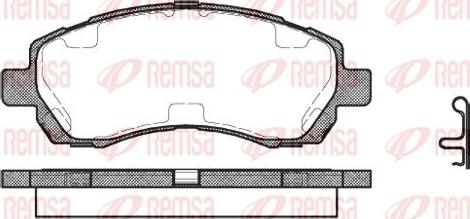 Kawe 0647 02 - Тормозные колодки, дисковые, комплект autospares.lv