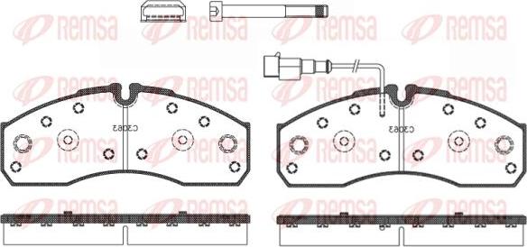 Kawe 0651 42 - Тормозные колодки, дисковые, комплект autospares.lv