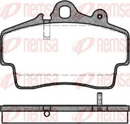 Kawe 0653 00 - Тормозные колодки, дисковые, комплект autospares.lv