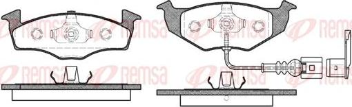 Kawe 0609 11 - Тормозные колодки, дисковые, комплект autospares.lv