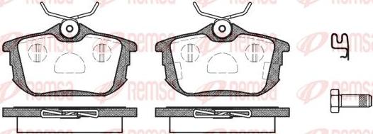 Kawe 0605 12 - Тормозные колодки, дисковые, комплект autospares.lv