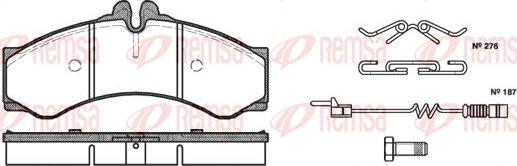 Kawe 0614 02 - Тормозные колодки, дисковые, комплект autospares.lv