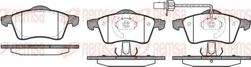 Kawe 0618 01 - Тормозные колодки, дисковые, комплект autospares.lv