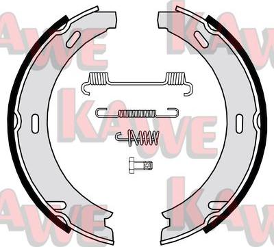 Kawe 06869 - Комплект тормозов, ручник, парковка autospares.lv