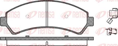 Kawe 0688 00 - Тормозные колодки, дисковые, комплект autospares.lv