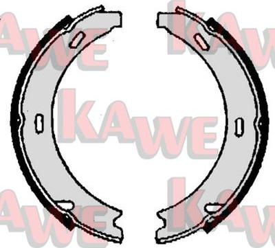 Kawe 06870 - Комплект тормозов, ручник, парковка autospares.lv