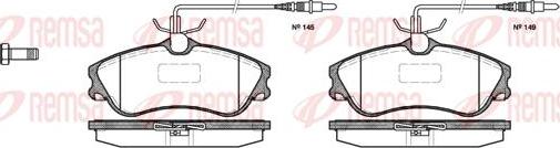 Kawe 0634 04 - Тормозные колодки, дисковые, комплект autospares.lv