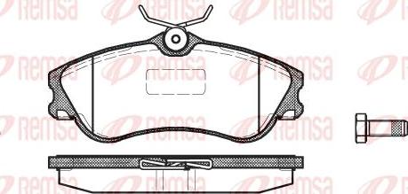 Kawe 0634 00 - Тормозные колодки, дисковые, комплект autospares.lv