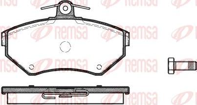 Kawe 0631 00 - Тормозные колодки, дисковые, комплект autospares.lv