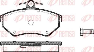 Kawe 0631 10 - Тормозные колодки, дисковые, комплект autospares.lv