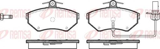 Kawe 0631 12 - Тормозные колодки, дисковые, комплект autospares.lv