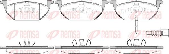 Kawe 0633 31 - Тормозные колодки, дисковые, комплект autospares.lv