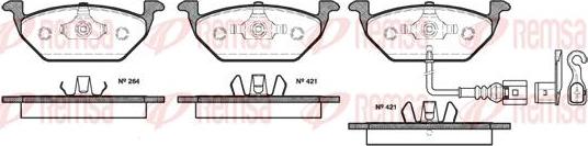 Kawe 0633 21 - Тормозные колодки, дисковые, комплект autospares.lv