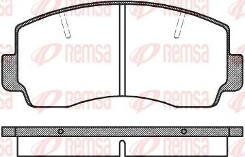 Kawe 0094 20 - Тормозные колодки, дисковые, комплект autospares.lv