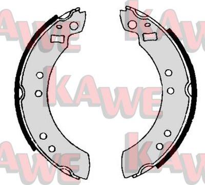 Kawe 00600 - Комплект тормозных колодок, барабанные autospares.lv