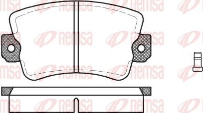 Kawe 0061 02 - Тормозные колодки, дисковые, комплект autospares.lv