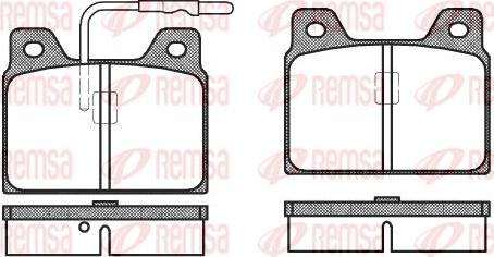 Kawe 0068 02 - Тормозные колодки, дисковые, комплект autospares.lv