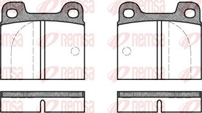 Kawe 0003 00 - Тормозные колодки, дисковые, комплект autospares.lv