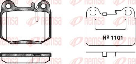 Kawe 0014 40 - Тормозные колодки, дисковые, комплект autospares.lv