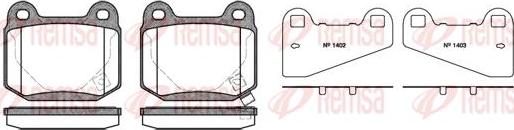 Kawe 0014 52 - Тормозные колодки, дисковые, комплект autospares.lv